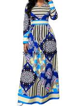 African Design Dashiki Dress Print Maxi Dresses Muslim Abaya Bazin Robe Gowns Africa Long Riche Lady Traditional Hipster Islamic 2024 - buy cheap