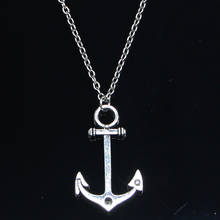 20pcs New Fashion Necklace 33x20mm anchor sea Pendants Short Long Women Men Colar Gift Jewelry Choker 2024 - buy cheap