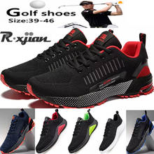 R.XJIAN brand men's golf shoes breathable summer outdoor grass walking sports shoes professional golf sports shoes men's busines 2024 - buy cheap