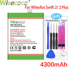 WISECOCO 4300mAh Battery For Wileyfox Swift 2 / 2 Plus Mobile Phone High Quality Battery With Tracking Number 2024 - buy cheap