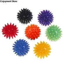 Bola de massagem do spiky 1 peça, de corpo inteiro, estresse rígido, 6cm para fitness, esporte, bola de exercício, treinamento sensorial do ouriço, aperto da bola 2024 - compre barato