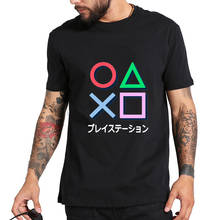 New 2019 Video Game Playstation PS Print Men T-shirt Funny Game Boy Button Printed T Shirts X-BOX Short Sleeve Hipster Anime Tee 2024 - buy cheap