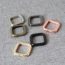 10pcs 15mm webbing metal belt ribbon buckle D O ring handbag strap clasp dog leash rope garment DIY hardware sewing accessory 2024 - buy cheap