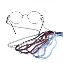 Cadena de cuero colorida para gafas, correa para el cuello, cordón ajustable, soporte para gafas, accesorios para la cabeza 2024 - compra barato