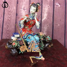 WU CHEN LONG New Classical Beautiful Women Art Sculpture Twelve Ladies In Jinling Lady Statue Ceramics Crafts Home Decor R6069 2024 - buy cheap