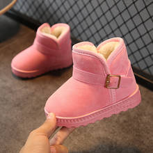 Baby Toddler Boots 2020 Winter New Fashion Children'S Short Snow Boots Boys Girls Shoes Plush Shoes For 1 2 3 4 5 6 Year Old Kid 2024 - buy cheap