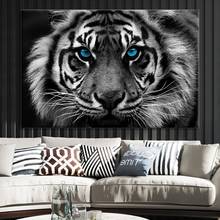 Diamond Painting DIY Cross Stitch Kits Wild Animal Decor White Tiger 5D Diamond Embroidery Full Drill Mosaic Painting Decor 2024 - buy cheap