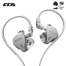 Cca cs16 16ba unidades de alta fidelidade na orelha metal fones de ouvido com cancelamento de ruído esporte fone de ouvido de alta qualidade fones de ouvido para zsx asx edx zax 2024 - compre barato
