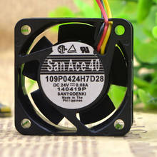 Sanyo ventilador de servidor para refrigeração 4015, ventilador de servidor de 4cm para fanuc p/n: tamanhos/39 dc24v 0.08a 5 peças 2024 - compre barato