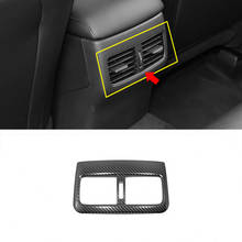 Stainless steel For Mazda 3 Axela 2019 2020 Car back Rear Air Condition outlet Vent frame Cover Trim Accessories 1pcs 2024 - buy cheap