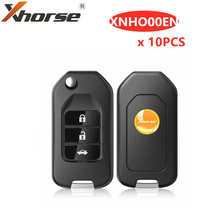 XHORSE Wireless Universal Remote Key Fob 3 Buttons for Honda VVDI Key Tool XNHO00EN English Version 10PCS 2024 - buy cheap