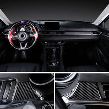 Embellecedor de cubierta de decoración de consola central Interior para coche, accesorios de estilismo para Mazda 6 M6 Mazda6 Atenza 2019 2020 ABS, 3 uds. 2024 - compra barato