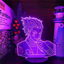 Hunter X Hunter Hisoka 3D Night Lights LED Table Desk Lighting Color Changing Illusion Christmas Decoration Lighting 2024 - buy cheap