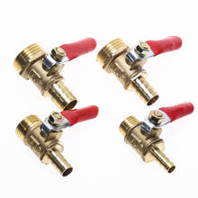 Conector de rosca macho 4-12mm, válvula de esfera farpada de 1/4 "7/8", conector de rosca de cobre, adaptador de acoplador de encaixe de tubulação 2024 - compre barato