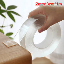 Transparent Velcro Nano Tape Washable Reusable Double-sided Adhesive Adhesive 2024 - buy cheap