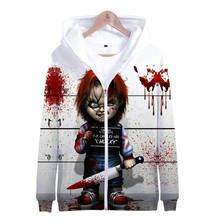 The evil Good Guys Toy hoodies men women 3D printed Halloween Chucky hoodie cosplay sweatshirt Horror Movie kids jacket clothing 2024 - buy cheap