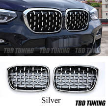Front Grills For BMW X3 G01 X4 G02 X3M X4M 2018 2019 xDrive25i xDrive28i xDrive30i Meteor Shower Style Kindey Grille 2024 - buy cheap