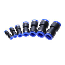 1Pcs Pipe joint PU 4 6 8 10 12 14 MM Hose Straight Push in Fitting Pneumatic Push to Connect Air Quick Fittings 2024 - buy cheap