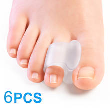 6pcs=3pairs Soft Silicone Toe Separator Hallux Valgus Bunion Spacers 0verlapping Toes Corrector Foot Care Pedicure Tool D3489 2024 - buy cheap