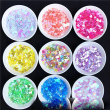 Jinguang peach heart nails bright sequins pvc beads DIY clothing accessories accessories wedding party decoration sequins 2024 - buy cheap