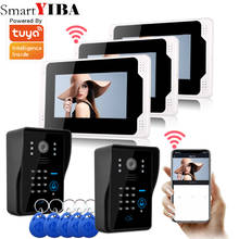 7" TFT Wired Wifi RFID Video Door Phone Doorbell Intercom System Tuya APP control Mobile phone video intercom, unlock 2024 - buy cheap
