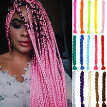 Dianqi extensão de cabelo sintético para mulheres, extensão de cabelo de 40 tamanhos coloridos, para mulheres, preto, roxo, rosa, cinza, azul 2024 - compre barato