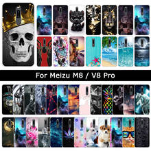 Luxury Case For Meizu M8/V8 Pro Soft Silicone TPU Cartoon Cat Patterned Cover For Meizu V8Pro Mobile Phone Shells Cases Capa 2024 - buy cheap