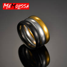 Кольца из нержавеющей стали золотого цвета для женщин и мужчин, классические простые дизайнерские обручальные кольца, черные кольца, оптовая продажа ювелирных изделий 2024 - купить недорого