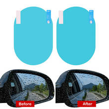 Película protectora transparente para espejo retrovisor de coche, pegatina impermeable, antiniebla, 2 piezas 2024 - compra barato