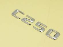 Chrome Rear Trunk 3D Letters Number Emblem Emblems Badge for Mercedes Benz C250 2024 - buy cheap