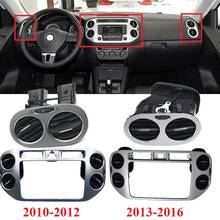 Yasong-Panel de instrumentos para coche, rejilla de ventilación para el Interior del vehículo, marco de salida de aire, para VW Tiguan, años 2010 a 2016 2024 - compra barato
