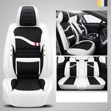 Flax Car seat covers For toyota land cruiser prado 120 150 avensis t25 aygo camry 2007 2008 2009 rav4 corolla prius accessories 2024 - buy cheap
