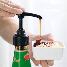 Molho de ostra, xarope, garrafa, bico pulverizador de óleo de pressão, bomba de pressão para uso doméstico, ferramenta auxiliar de cozinha com tubo #1226 2024 - compre barato