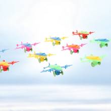 10 Pcs Mini Plastic Bomber Plane Fighter Aircraft Model Toy Military Gifts Kids F42E 2024 - buy cheap