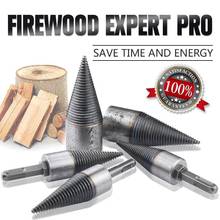 Hex Shank Firewood Splitter Machine Drill Wood Cone Reamer Punch Driver Step Drill Bit Split Drilling Tools Woodworking Tools 2024 - buy cheap