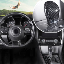 ABS diseño de fibra de carbono para MG MG6 2018-2019, decoración Interior para marco de volante, engranaje, reposabrazos, modificación 2024 - compra barato