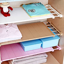 1PC Wardrobe Closet Organizer Shelf Bedroom Furniture Add Layer Save Space Kitchen Rack Holder Storage Cabinet Shelf 2024 - compre barato