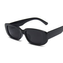 Солнечные очки в винтажном стиле женские, брендовые дизайнерские солнцезащитные аксессуары в стиле ретро, маленькая квадратная оправа, зеркальные солнечные очки для океана 2024 - купить недорого