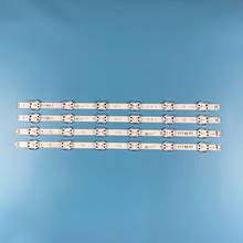 4pcs LED Backlight strip For LG 49'' TV 6916L-2862A 6916L-2863A V17 49 R1+L1 ART3 49UJ670V-ZD 49UJ651V LC490DGG(FK)(MD) 2024 - buy cheap