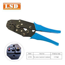 crimping tool plier for insulated terminals 0.5-6mm2, AWG20-10 LS-30J ratchet crimping plier for terminal 2024 - buy cheap