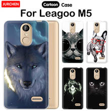 JURCHEN-funda de silicona para Leagoo M5, carcasa con dibujos en 3D de animales y flores, para LeagooM5, Legoo M 5, TPU, cubierta trasera de lujo para M5 Leagoo 2024 - compra barato