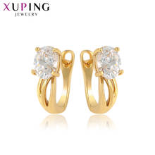 Xuping European and American Style Earrings Elegant Hoops for Women Temperament Style Jewelry Party Gifts 80303 2024 - buy cheap