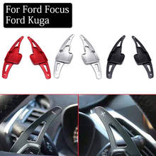 1 Pair For Ford Focus 2015-2018 Ford Kuga 2016-2019 Aluminium Steering Wheel Shift Paddle Shifter Extension Car Interior 2024 - buy cheap