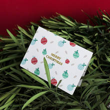 Cartões de presente de natal 2020, 5 peças, crianças mini cartões de saudação de natal, cartão de presente de ano novo, festa de natal 2024 - compre barato