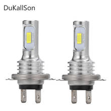 DukallSon 12000Lms Newest 1:1 DESIGN Mini LED Car Motorcycle Headlight H11 H4 H7 HB3 HB4 80W 6000K White Auto LED Fog Lamps 2024 - buy cheap