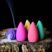New Arrival !!!  50Pcs Mixed Scent Fragrance Towers Incense Cone Sandalwood Fresh Air Aromaes Spice 2024 - buy cheap