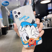 DISNEY 2021 Donald Duck Silicone Case for IPhone 11 Pro Xs Max iPhone 7 8 Plus Official Liquid Silicon Full Cover 2024 - buy cheap