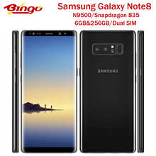 Samsung galaxy note8 n9500 6gb & 256gb nota 8 original desbloqueado lte telefone snapdragon 835 octa núcleo 6.3 "duplo 12mp duplo sim 2024 - compre barato