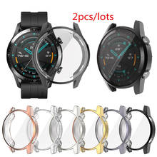 2pcs Watch Case For Huawei Watch GT 2 46mm Case Soft Silicone TPU Protective watch Cover Protector  Frame For Huawei GT2 42mm 2024 - buy cheap