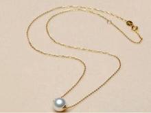 Collar de perla blanca redonda de Mar del Sur, collar de perla blanca redonda de 12-13mm, 14k, envío gratis 2024 - compra barato